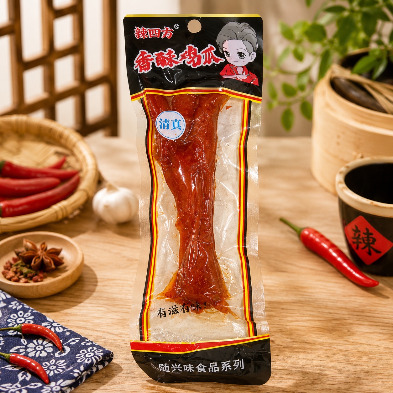 Chân gà cậu bé đỏ
